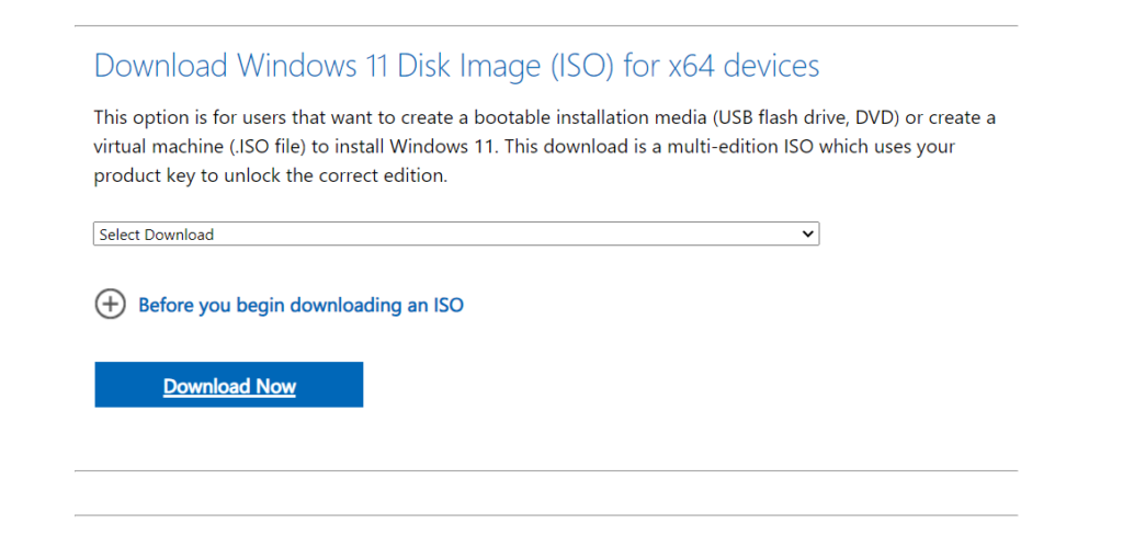 Windows 11 Bootable USB