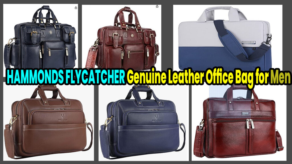 HAMMONDS FLYCATCHER Genuine Leather Office Bag for Men: A Perfect Blend of Style and Functionality